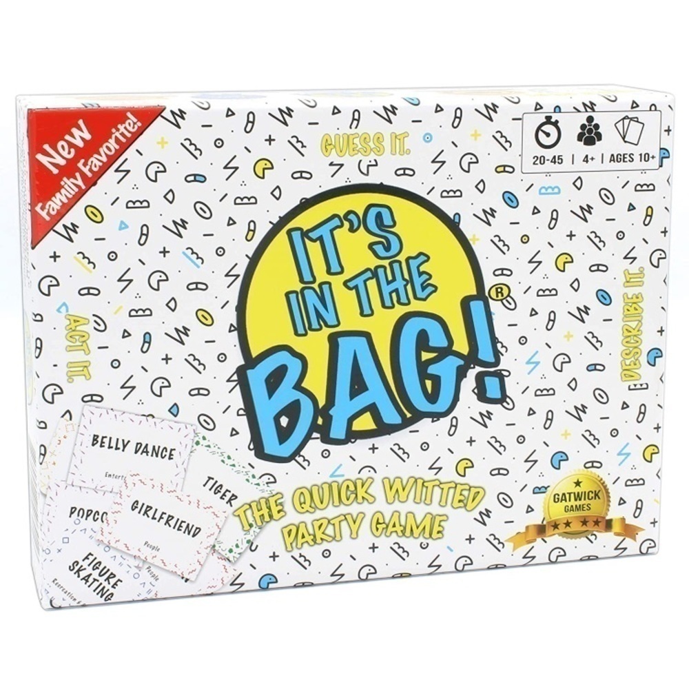 Brand New It's in The Bag Ultimate Family Party Game Charades Board Game